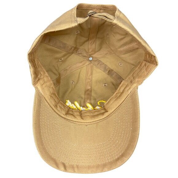 Cabelas Club Baseball Cap Men One Size Khaki Adjustable Yellow Embroidered - Picture 7 of 8